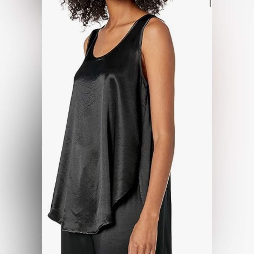 NWT PJ Harlow S black Jackie top